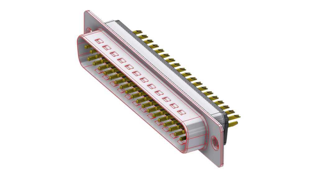 DC-37 D-Sub filter-plug, 1nF
